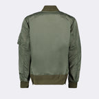 Jackets Nylon Twill Bomber Sacai Khaki Homme