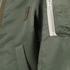 Jackets Nylon Twill Bomber Sacai Khaki Homme