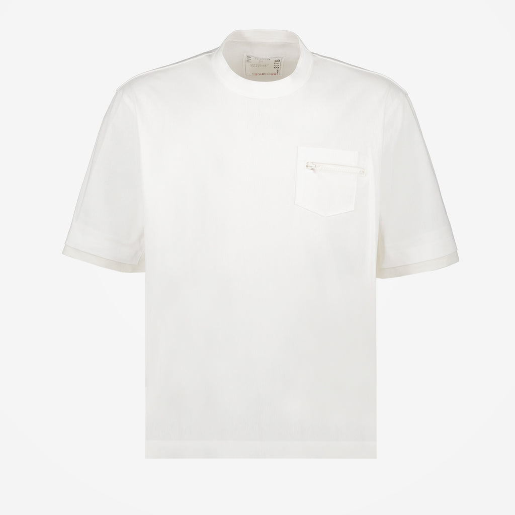 T-Shirts T-Shirt mit Tasche Sacai Weiß Homme