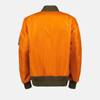 Jackets Reversible Nylon Bomber Sacai Orange Homme