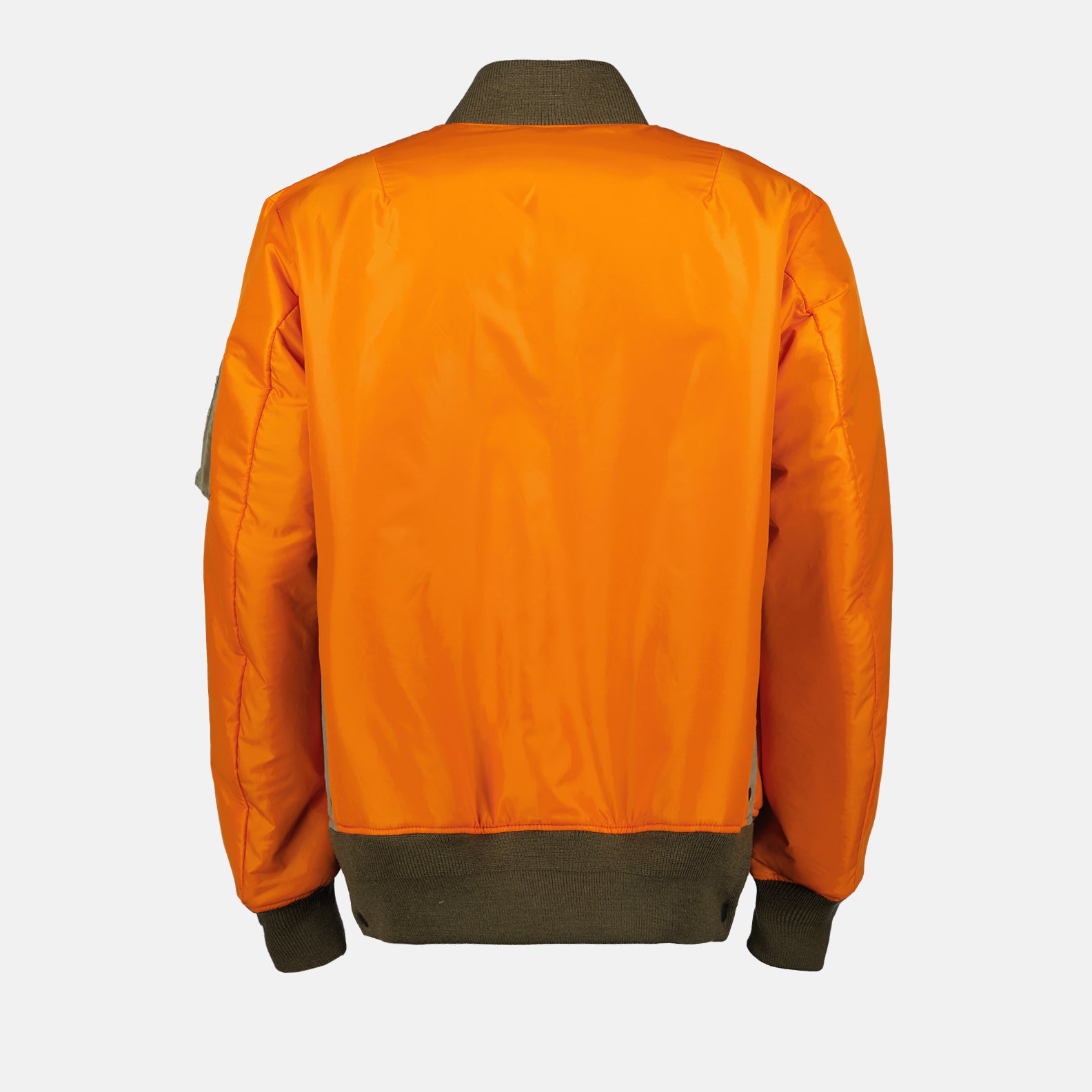Jackets Reversible Nylon Bomber Sacai Orange Homme