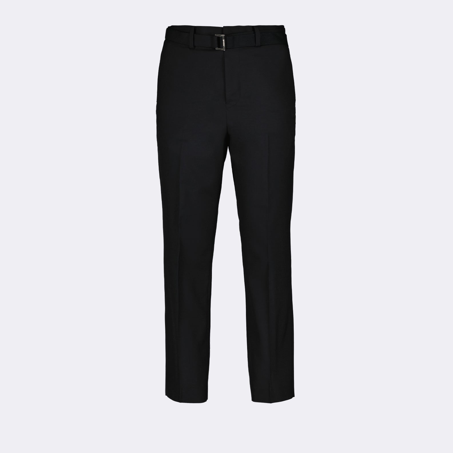 Pantalones Pantalones con Cinturón Sacai Negro Homme