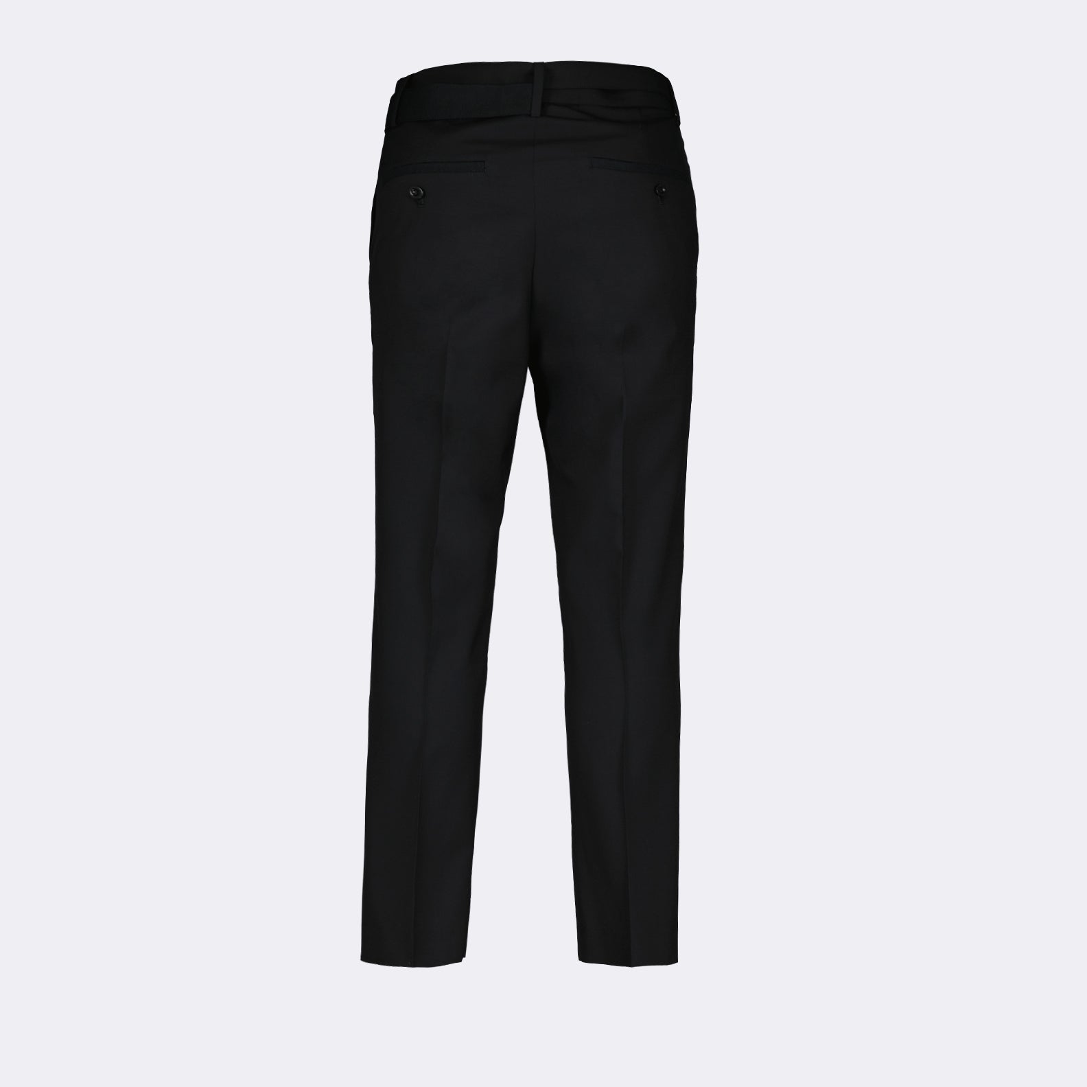 Pantalones Pantalones con Cinturón Sacai Negro Homme