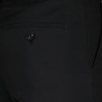 Pantalones Pantalones con Cinturón Sacai Negro Homme