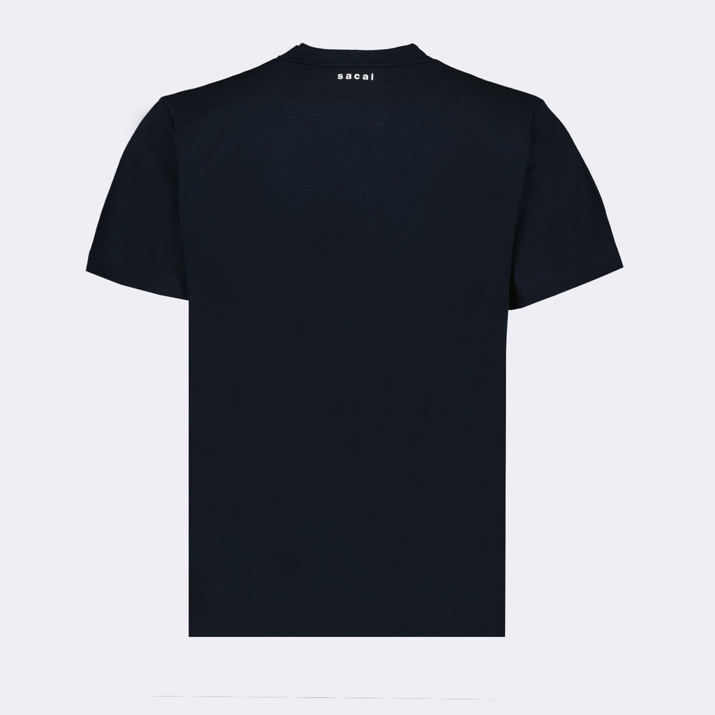 T-shirts T-shirt à zip Sacai Bleu Homme