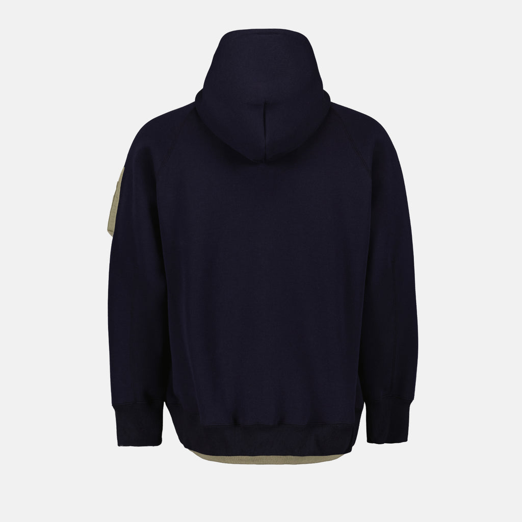 Jaquetas Sweatshirt zippé Sacai Azul escuro Homme