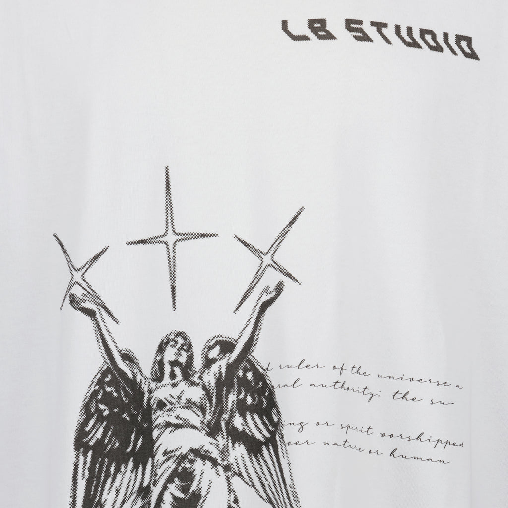 T-Shirts T-shirt Angel L8 Studio Weiß Homme