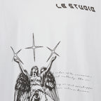 T-Shirts T-shirt Angel L8 Studio Weiß Homme