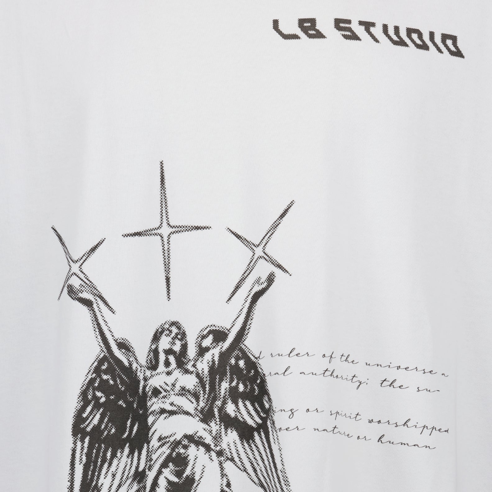 T-Shirts T-shirt Angel L8 Studio Weiß Homme