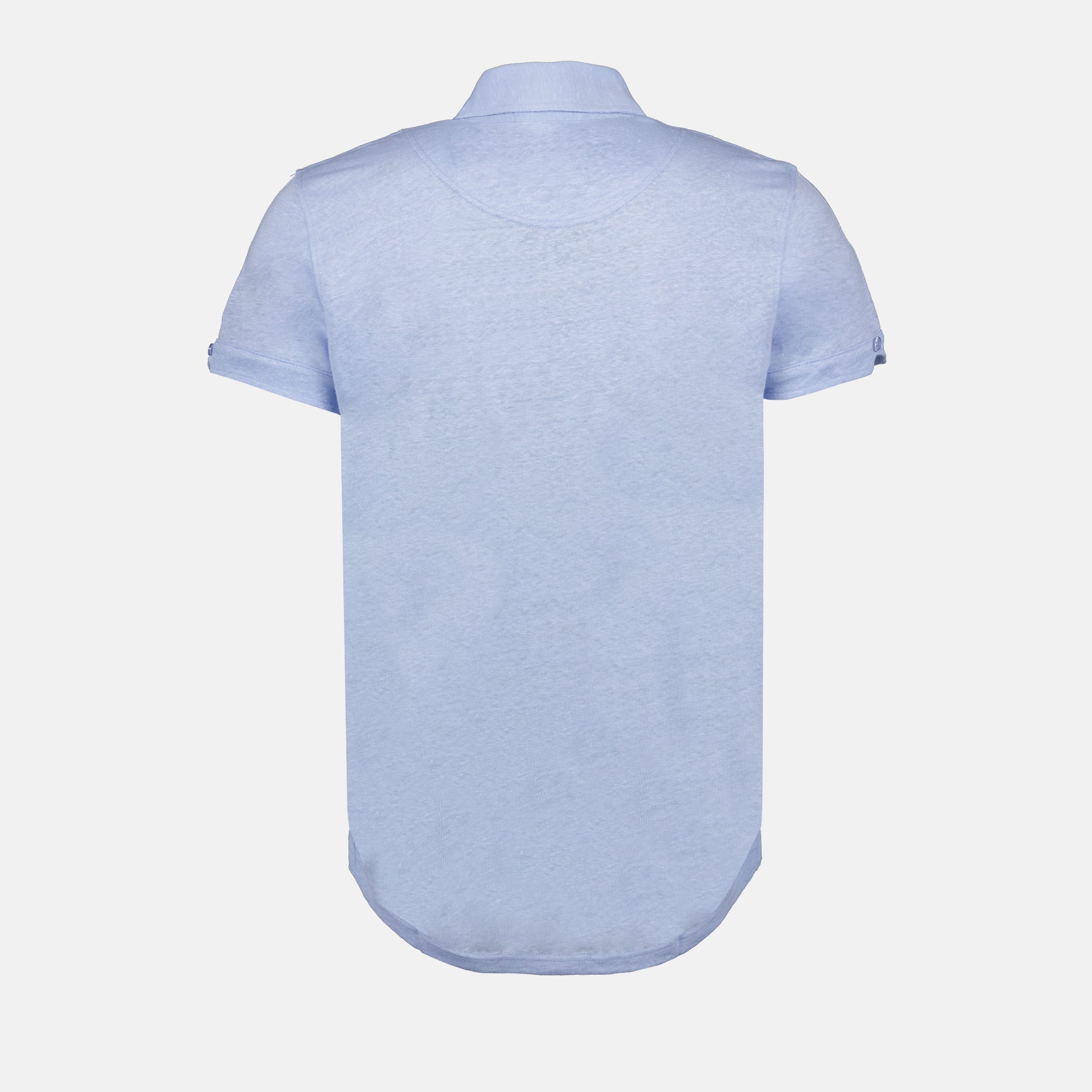 Polos Polo de Lino Sebastián Orlebar Brown Azul Hombres