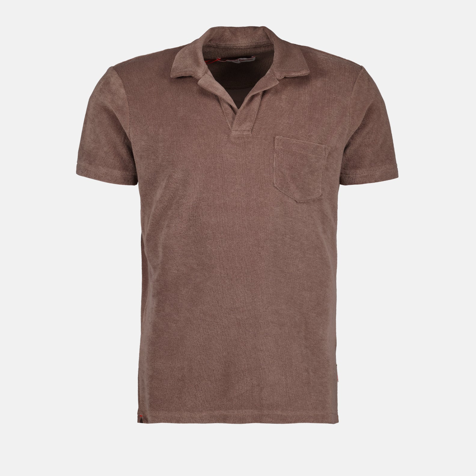 Polos Polo Terry Orlebar Brown Marrón Homme