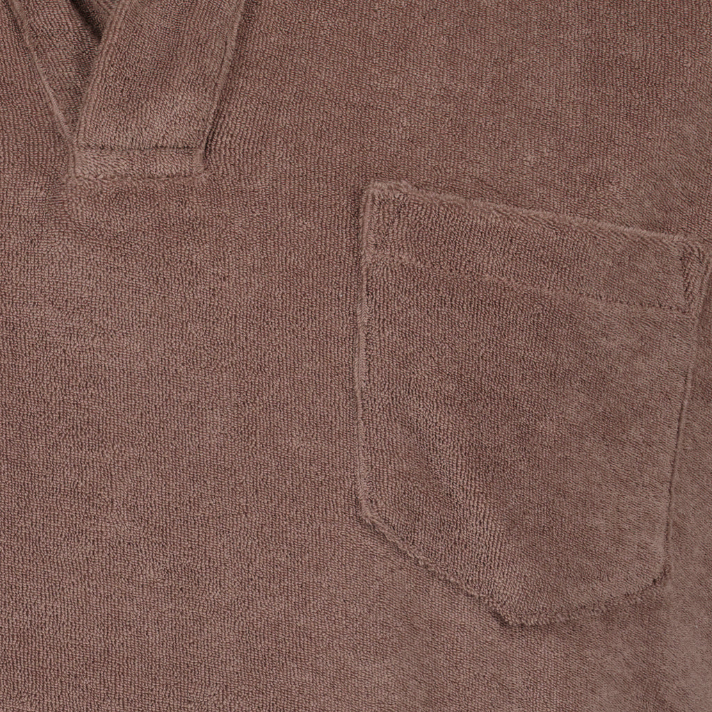 Polos Polo Terry Orlebar Brown Marrón Homme