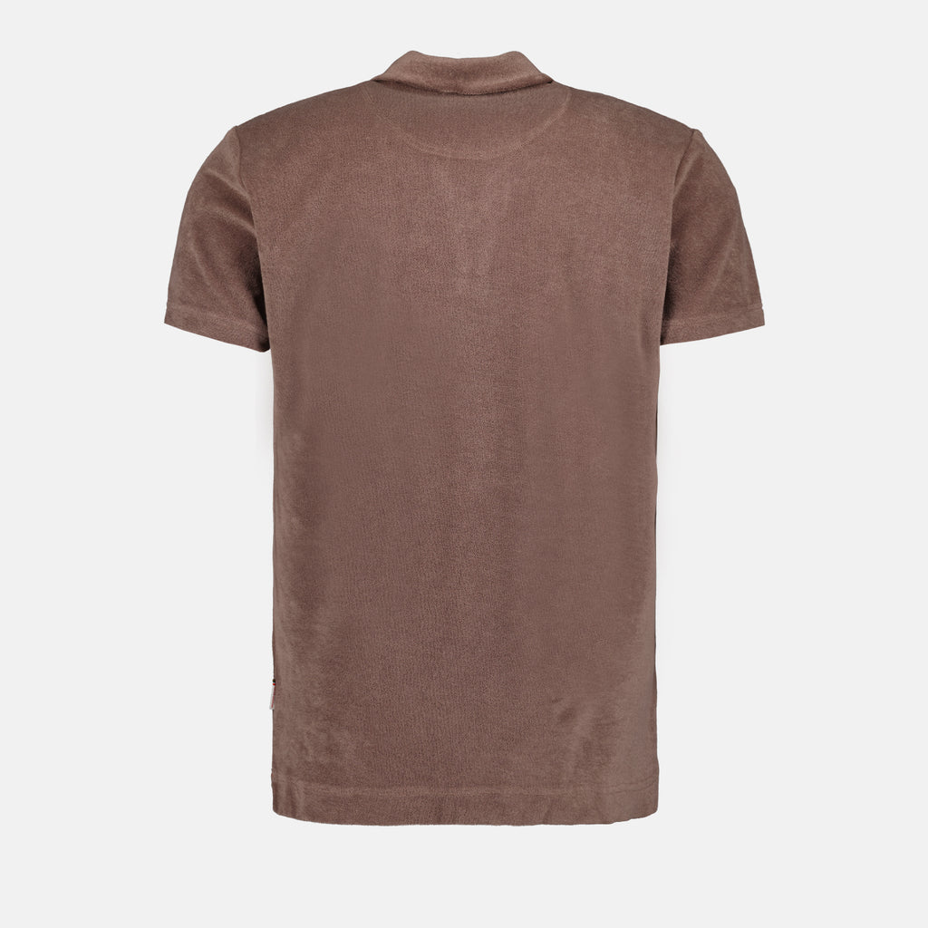Polos Polo Terry Orlebar Brown Marrón Homme
