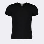 T-shirts T-shirt contraste Réédition Courrèges Noir Homme