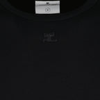 T-shirts T-shirt contraste Réédition Courrèges Noir Homme
