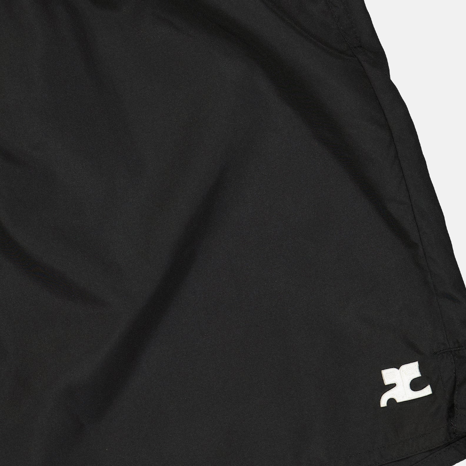 Strandmode Short de bain AC Courrèges Schwarz Homme