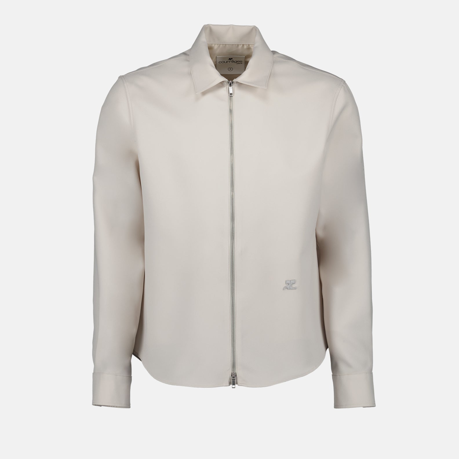Veste zippée en twill