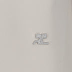 Chemises Veste zippée en twill Courrèges Gris Homme