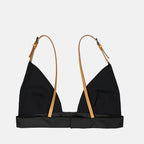 Tops Soutien-gorge en Re-Nylon Prada Schwarz Femme