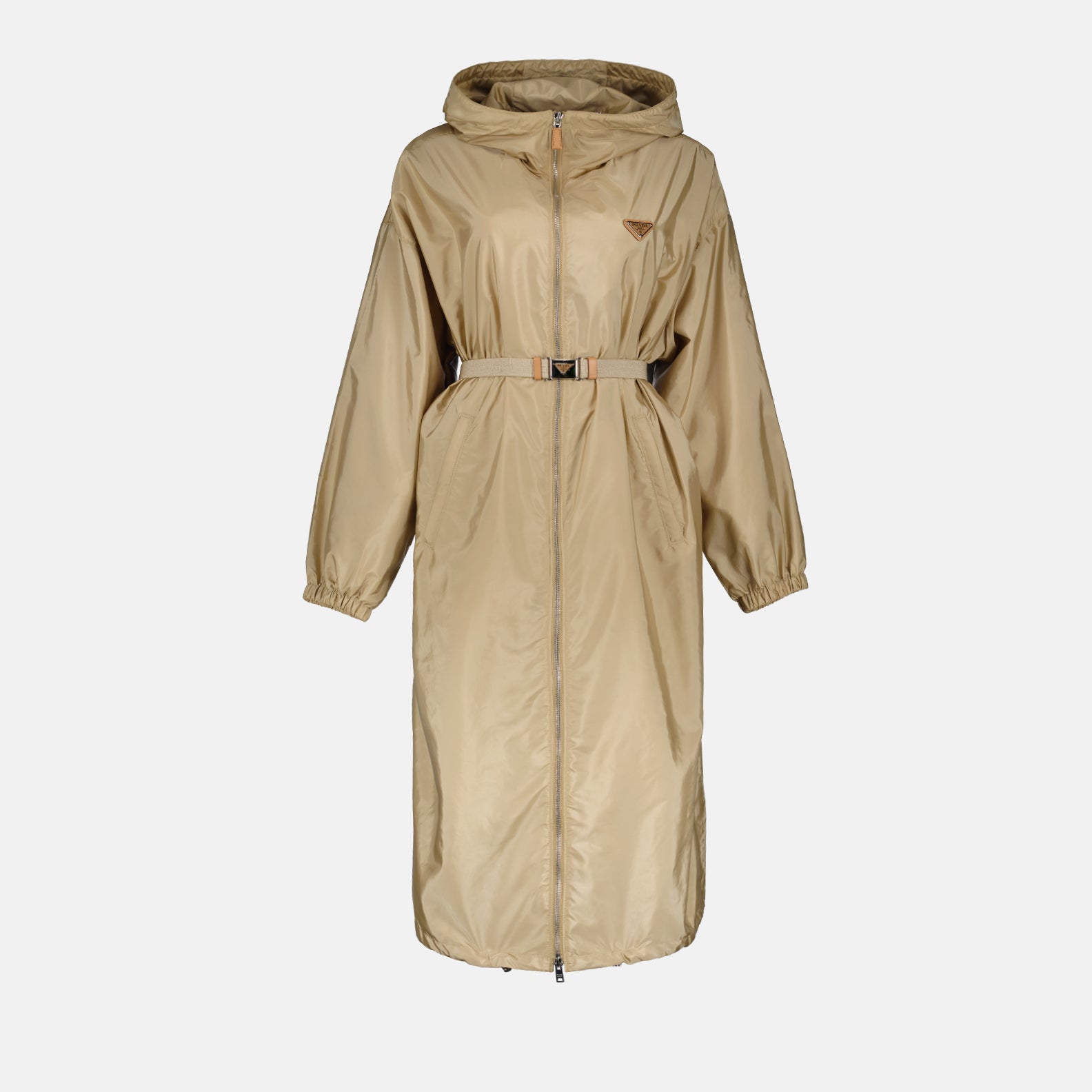 Coats Re-Nylon Parka Prada Beige Women
