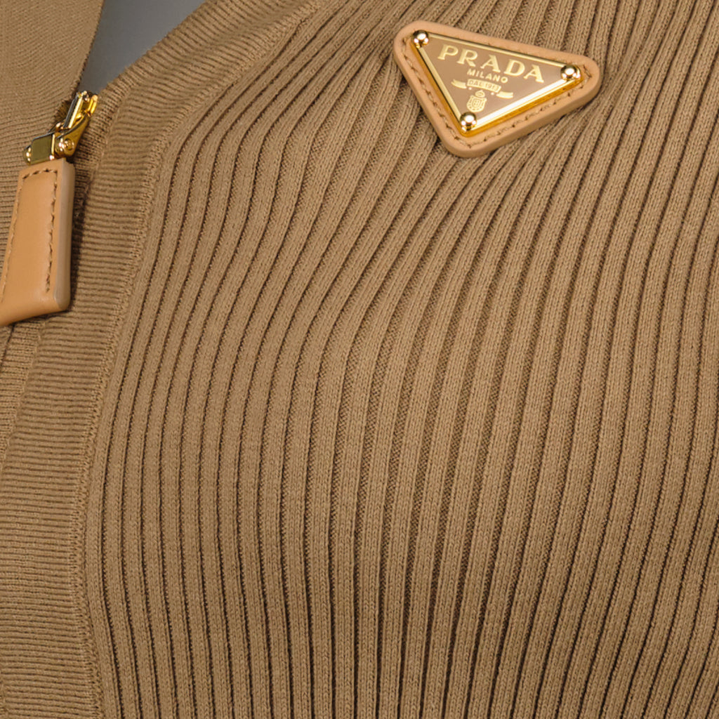 Vestes Gilet sans manches Prada Marron Femme