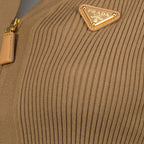 Vestes Gilet sans manches Prada Marron Femme