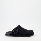오픈 슈즈 VLogo 모노그램 뮬 Valentino Garavani 검은색 Homme