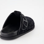 오픈 슈즈 VLogo 모노그램 뮬 Valentino Garavani 검은색 Homme