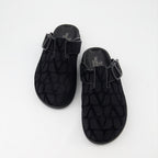 오픈 슈즈 VLogo 모노그램 뮬 Valentino Garavani 검은색 Homme