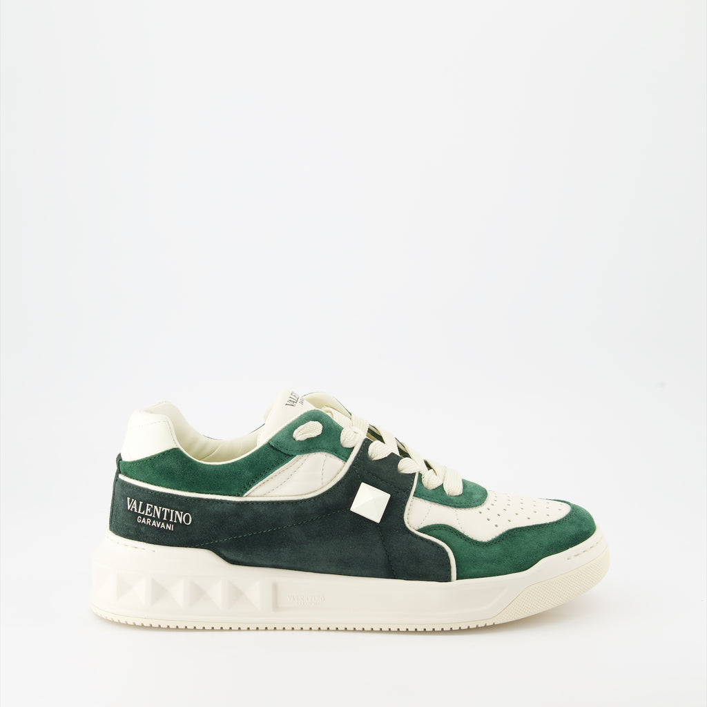 Sneaker Baskets One Stud Valentino Garavani Verde Homme