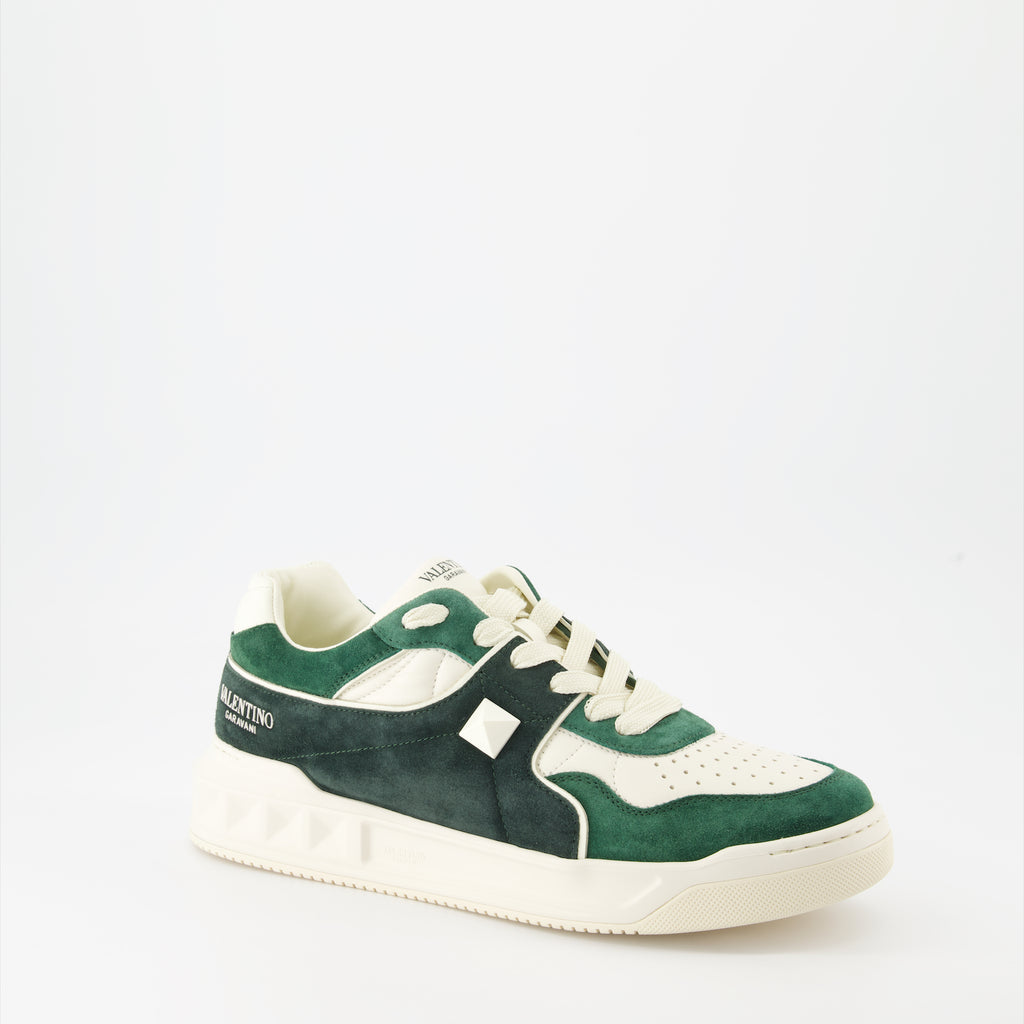Sneaker Baskets One Stud Valentino Garavani Verde Homme