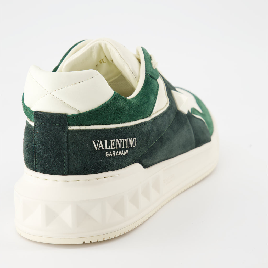 Sneaker Baskets One Stud Valentino Garavani Verde Homme