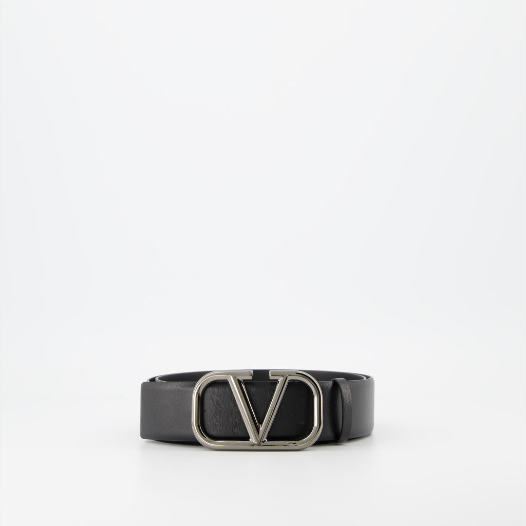 Cintos Ceinture VLogo Valentino Garavani Preto Homme