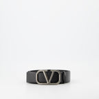 Cintos Ceinture VLogo Valentino Garavani Preto Homme