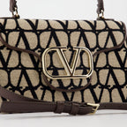 Sacs à main et épaule Sac en toile iconographe Valentino Garavani Marron Femme