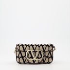 Borse a mano e a spalla Sac Locò en toile iconographe Valentino Garavani Marrone Femme