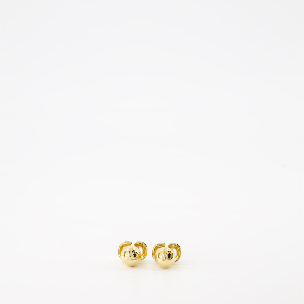 Bijoux Boucles d'oreilles VLogo Valentino Garavani Doré Femme