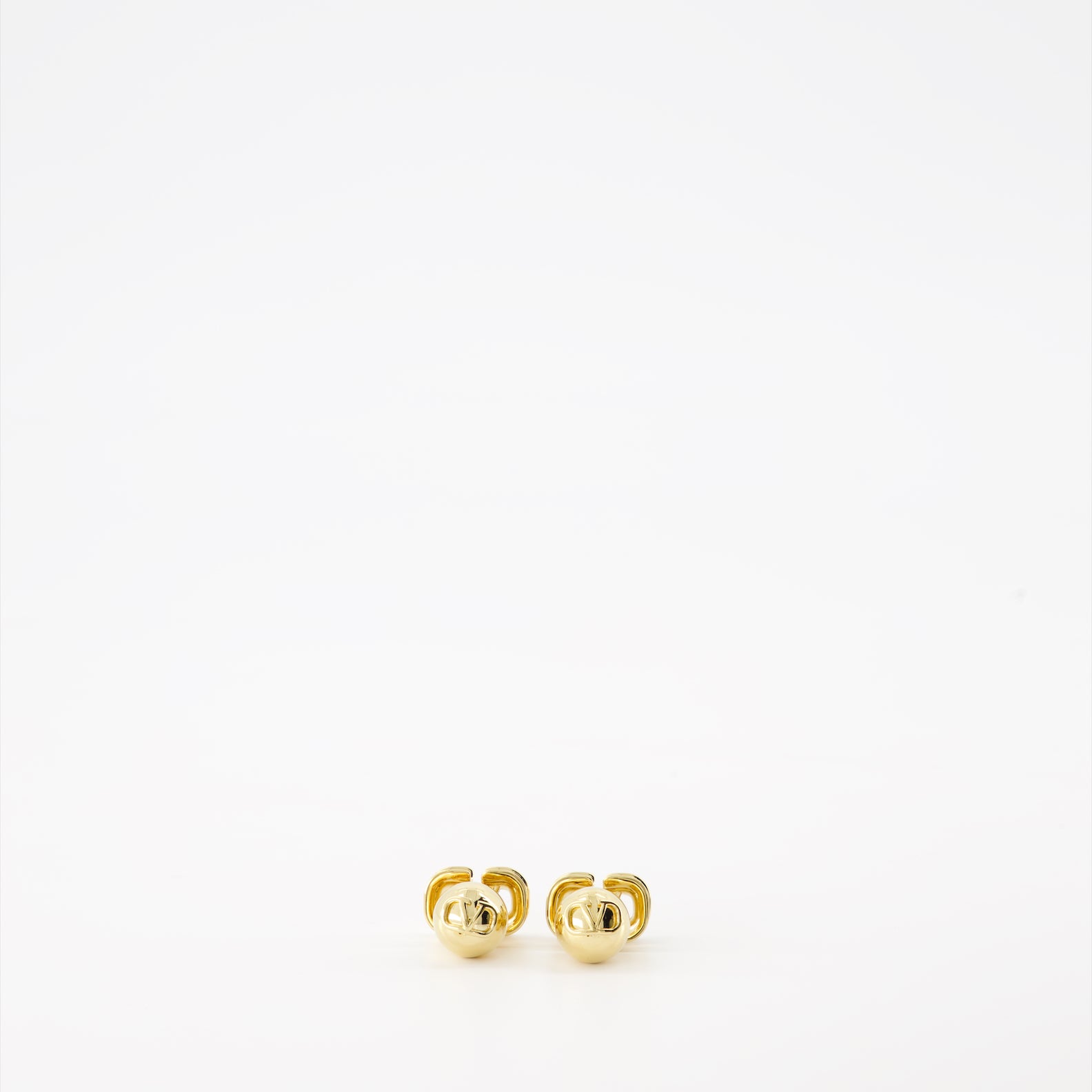 Bijoux Boucles d'oreilles VLogo Valentino Garavani Doré Femme