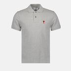 Polo shirts Ami de Coeur Polo Ami PARIS Gray Unisex