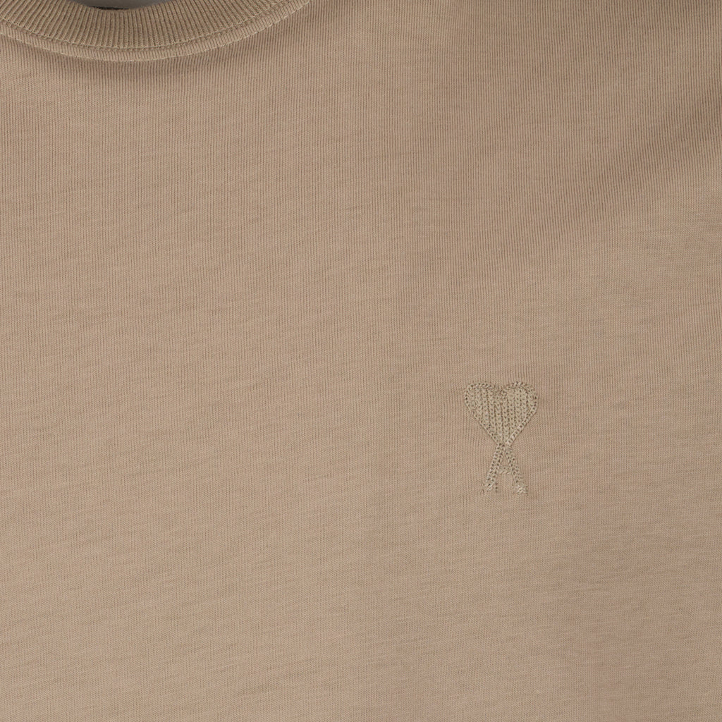 T-shirts T-shirt Ami de Coeur Ami PARIS Beige Unisexe