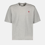 Camisetas Ami de Coeur T-shirt Ami PARIS Cinza Unissex