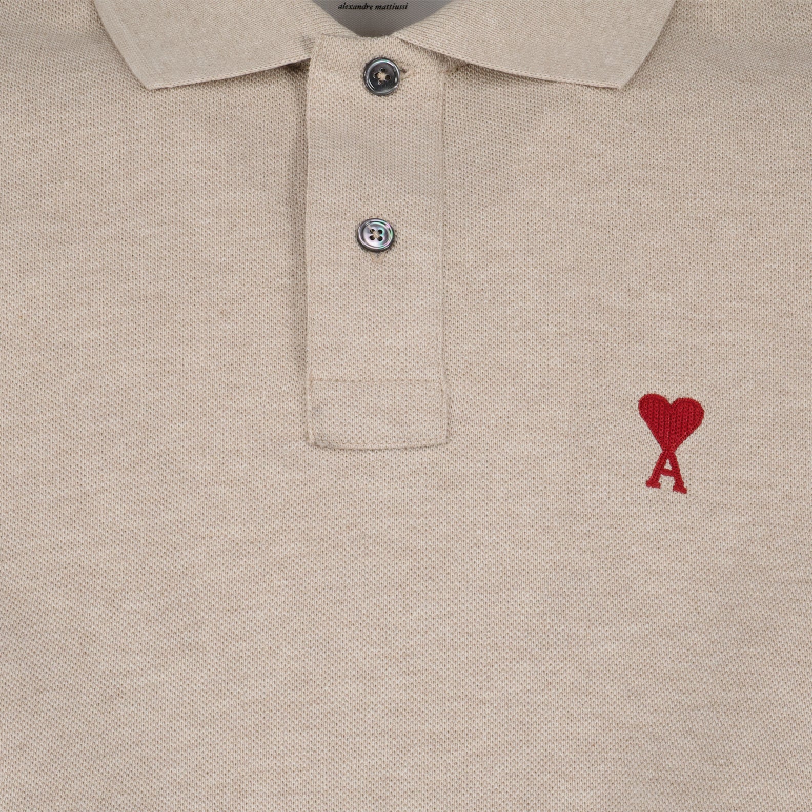 Polos Polo Ami de Coeur Ami PARIS Beige Unisexo