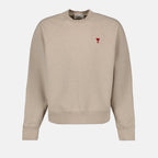 Sweatshirts Ami de Coeur Sweatshirt Ami PARIS Beige Unisex