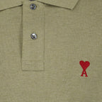 Polos Polo Ami de Coeur Ami PARIS Caqui Unisexo