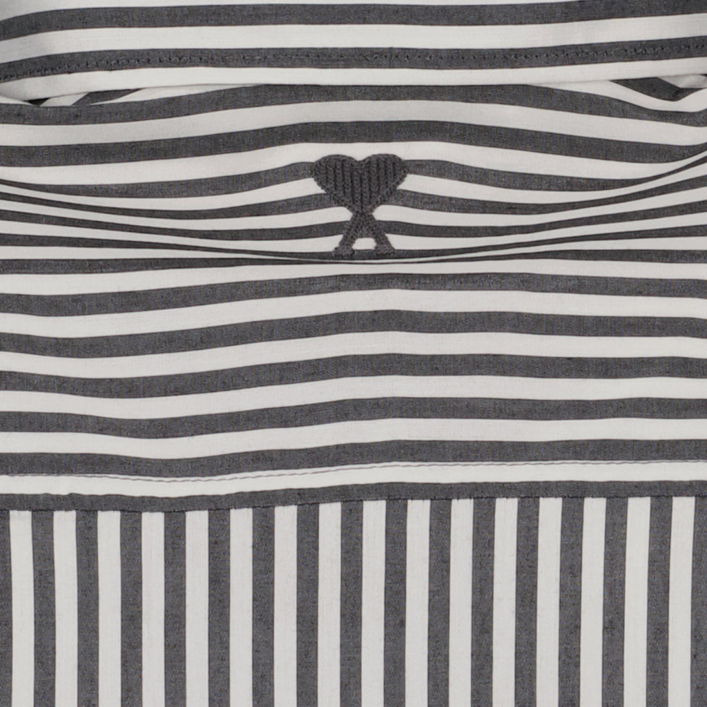 Hemden Chemise rayée Ami PARIS Schwarz Unisex