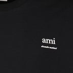 티셔츠 T-shirt Ami brodé Ami PARIS 검은색 남여공용