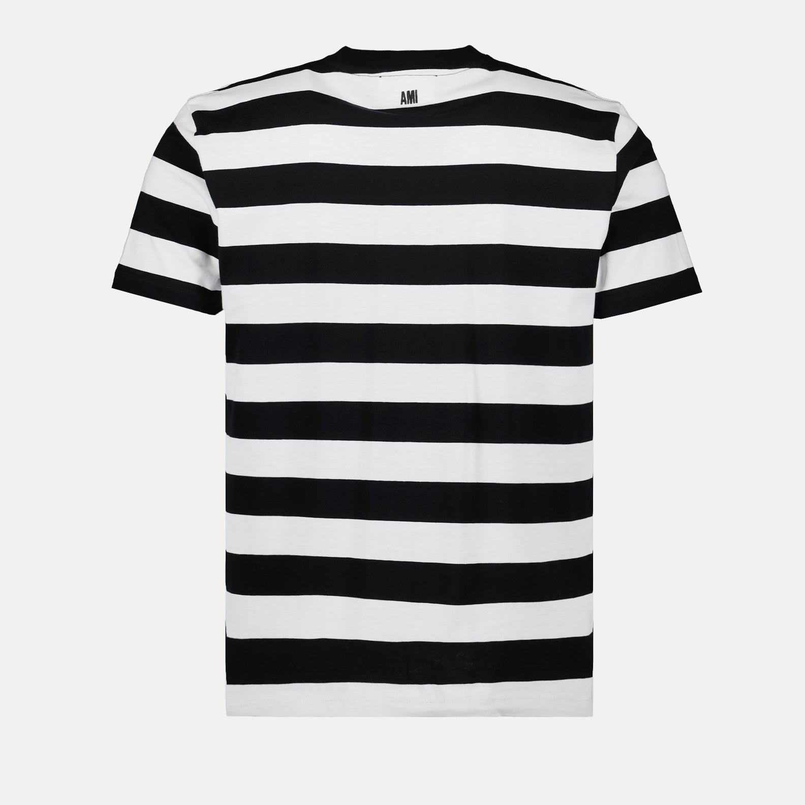 T-shirts T-shirt Ami de Coeur rayé Ami PARIS Noir Unisexe