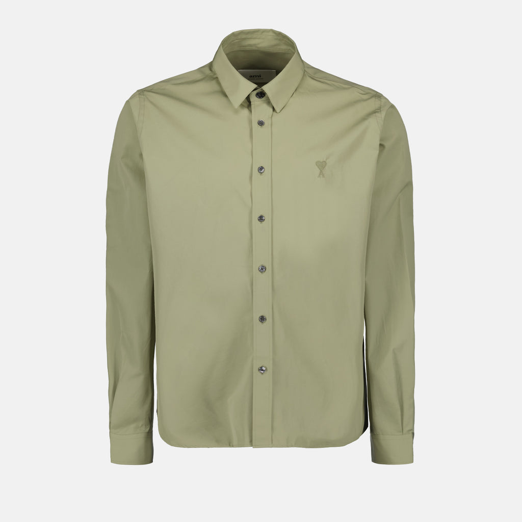 Camisas Chemise Ami de Coeur Ami PARIS Verde Unisexo