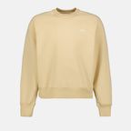 Sudaderas Sudadera Bordada Ami Ami PARIS Beige Unisexo