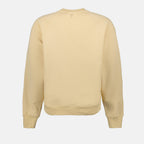 Sudaderas Sudadera Bordada Ami Ami PARIS Beige Unisexo